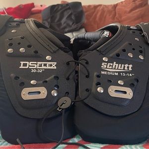 Football shoulder pads and Hard shell Rib protector
